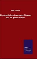 päpstlichen Kreuzzugs-Steuern des 13. Jahrhunderts