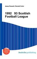 1992 93 Scottish Football League