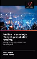 Analiza i symulacja różnych protokolów routingu