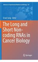 Long and Short Non-Coding Rnas in Cancer Biology
