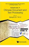 Advances in Chinese Document and Text Processing