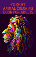 Forest Animal Coloring Book for Adults