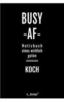 Notizbuch für Köche / Koch / Köchin