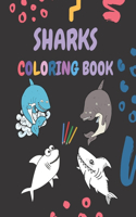 Sharks Coloring Book