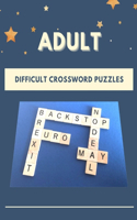 Adult Difficult Crossword Puzzles