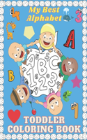 My Best Alphabet Toddler Coloring Book