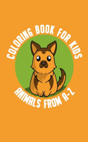 Coloring Book for Kids Animals from A-Z