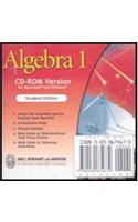 Holt Algebra 1: Student Edition CD-ROM Algebra 1 2003