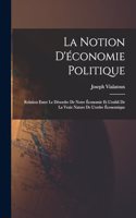 La notion d'économie politique
