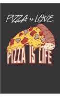 Pizza Notebook Journal