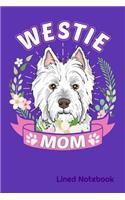 WESTIE MOM Lined Notebook