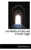 Five Months at Cairo and in Lower Egypt: (English)
