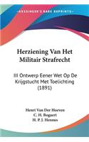 Herziening Van Het Militair Strafrecht