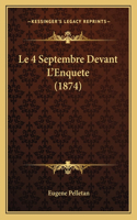 4 Septembre Devant L'Enquete (1874)