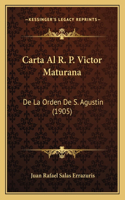 Carta Al R. P. Victor Maturana