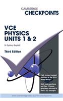 Cambridge Checkpoints VCE Physics Units 1 and 2