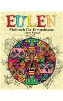 Eulen Malbuch für Erwachsene
