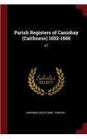 Parish Registers of Canisbay (Caithness) 1652-1666: 67