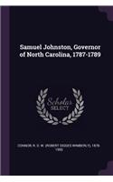 Samuel Johnston, Governor of North Carolina, 1787-1789