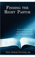 Finding the Right Pastor