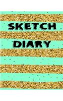Sketch Diary: Blank Doodle Draw Sketch Books