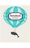 Notebook Flying Whale