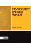 Proc Document by Example Using SAS