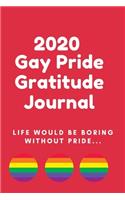 2020 Gay Pride RED Gratitude Journal