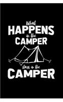 What happens in the camper