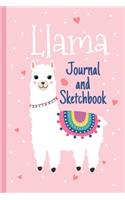 Llama Journal And Sketchbook