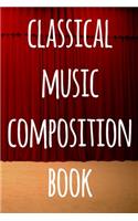 Classical Music Composition Book