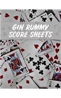 Gin Rummy Score Sheets