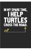 In my spare time, I help turtles cross the road.