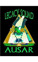 Legacy Squad Ausar: Egyptian God Osiris African American Black Women Empowerment Affirmation Motivational Gratitude Daily Planner, Journal, Notebook