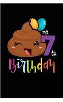 My 7th Birthday: Birthday Journal For 7 Year Old