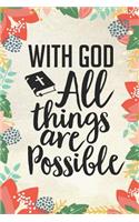 With God All Things Are Possible