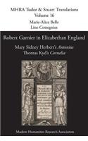 Robert Garnier in Elizabethan England