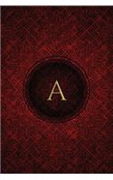 Monogram a Notebook: Blank Journal Diary Log
