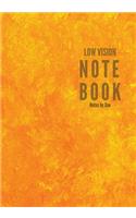 Low Vision Notebook