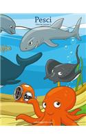 Pesci Libro da Colorare 2: (2 Pesci)