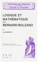 Logique Et Mathematique Chez Bernard Bolzano