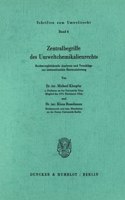 Zentralbegriffe Des Umweltchemikalienrechts
