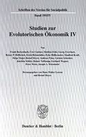 Studien Zur Evolutorischen Okonomik IV