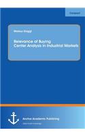 Relevance of Buying Center Analysis in Industrial Markets