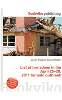 List of Tornadoes in the April 25-28, 2011 Tornado Outbreak