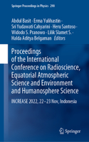 Proceedings of the International Conference on Radioscience, Equatorial Atmospheric Science and Environment and Humanosphere Science