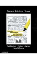 Student Solutions Manual for Statistics for Business and Economics