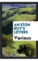 An Eton Boy's Letters