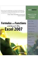 Formulas and Functions with Microsoft Office Excel 2007
