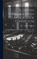 Diritto Criminale Nella Più Antica Legge Conosciuta: Disposizioni Penali Del Codice Babilonese Di Hammurabi. (2250 Circa Av. C.)